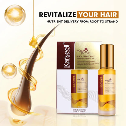 Cold Pressed, Weightless Hair Serum for Dry & Damaged Hair