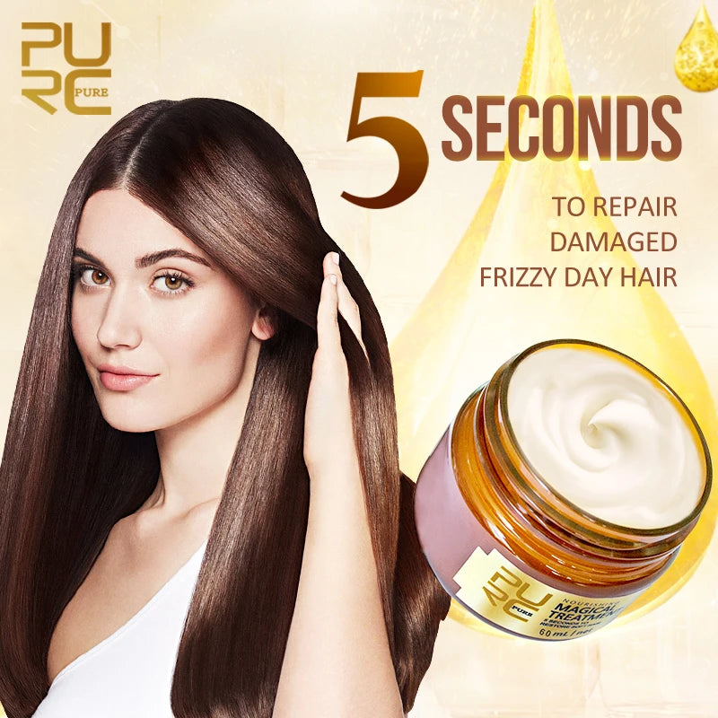 PURC Magical Hair Mask 5 Seconds – Repairs Frizzy Hair and Restores Softness & Smoothness