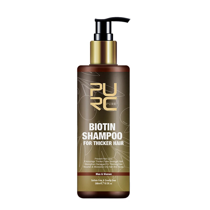 PURC Biotin Hair Growth Shampoo – Anti Hair Loss & Scalp Treatment for Stronger, Fuller Hair